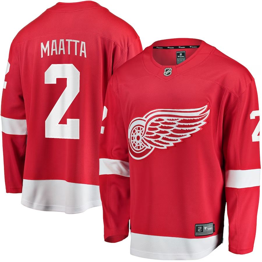 Men's Detroit Red Wings Olli Maatta #2 Red Home Breakaway Jersey Men's Detroit Red Wings Olli Maatta #2 Red Home Breakaway Jersey